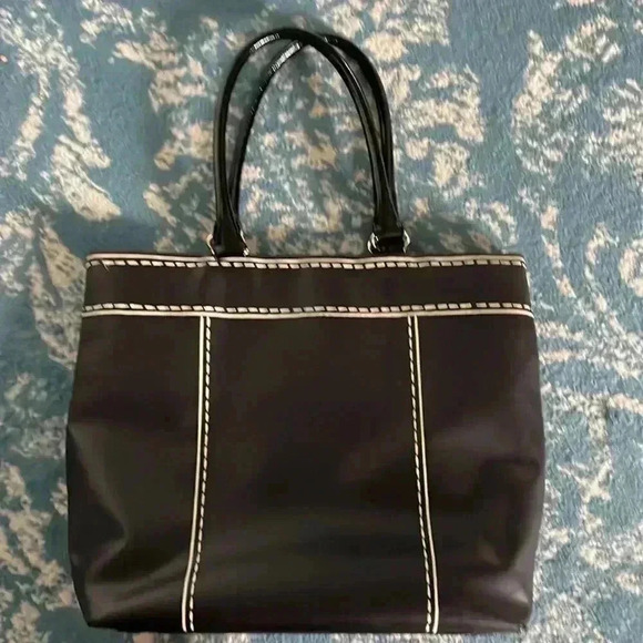 Kate, spade hand drawn button leather tote - Picture 3 of 10